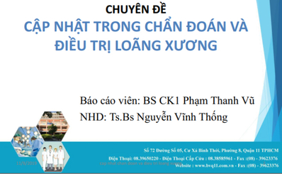 Cập nhật trong chẩn đoán và điều trị loãng xương
